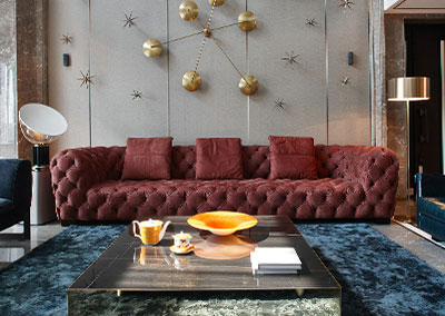 奢華與時(shí)尚碰撞，詮釋450㎡頂豪復(fù)式新格調(diào)