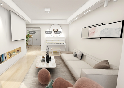 現代簡約	三房案例