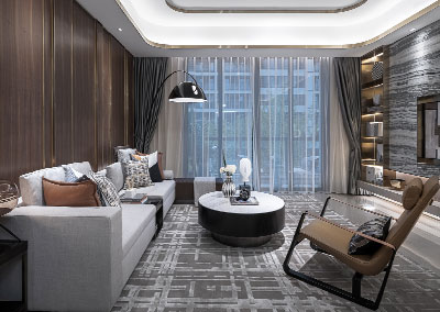 融信瀾灣疊拼洋房樣板間