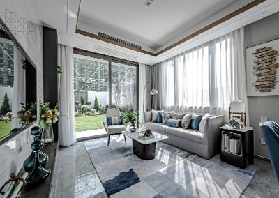 THE SPRING WHISPER_藍城春風燕語疊墅樣板房實景拍攝案例